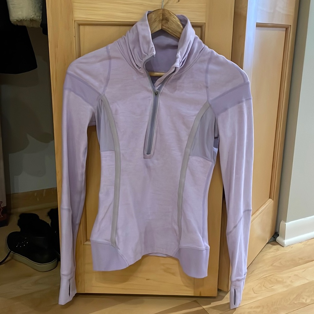 Lululemon half zip, light weight, long sleeve jacket